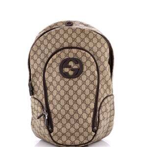 Gucci Interlocking G Backpack Gg Coated #220925G12B
